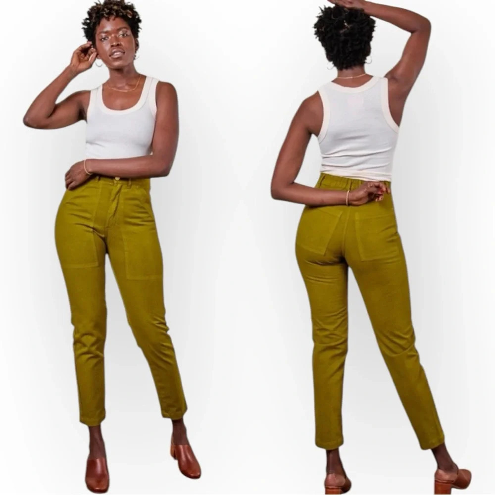 Big Bud Press Olive Pencil Work Pant XXS